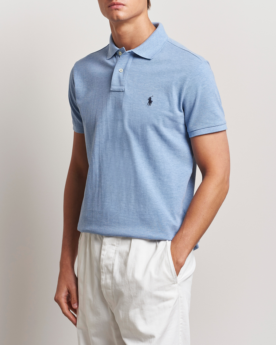 Heren | Preppy Authentic | Polo Ralph Lauren | Custom Slim Fit Polo Isle Heather