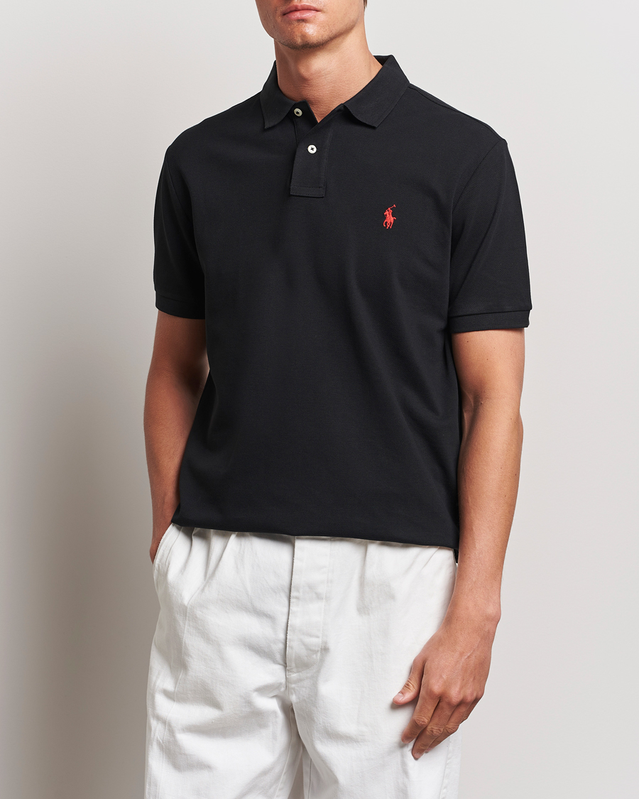 Heren |  | Polo Ralph Lauren | Custom Slim Fit Polo Black