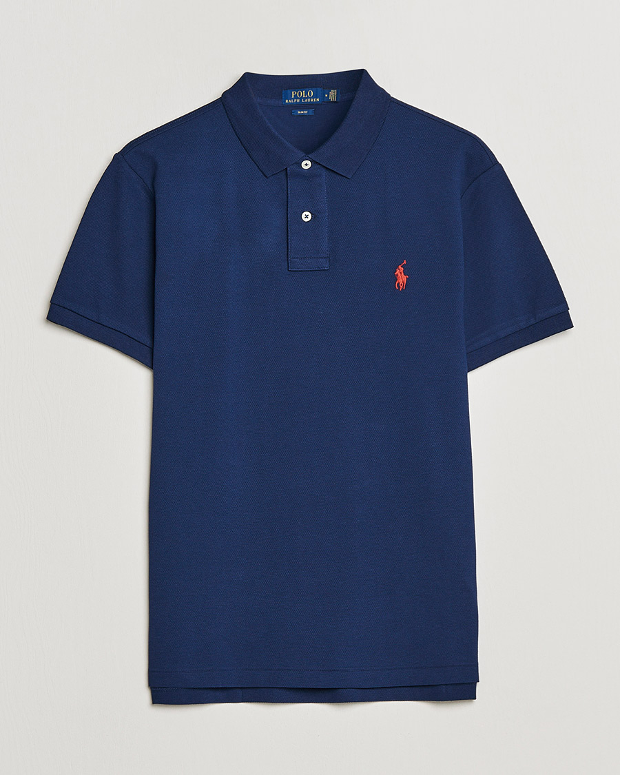 Heren | Polo's | Polo Ralph Lauren | Slim Fit Polo Newport Navy