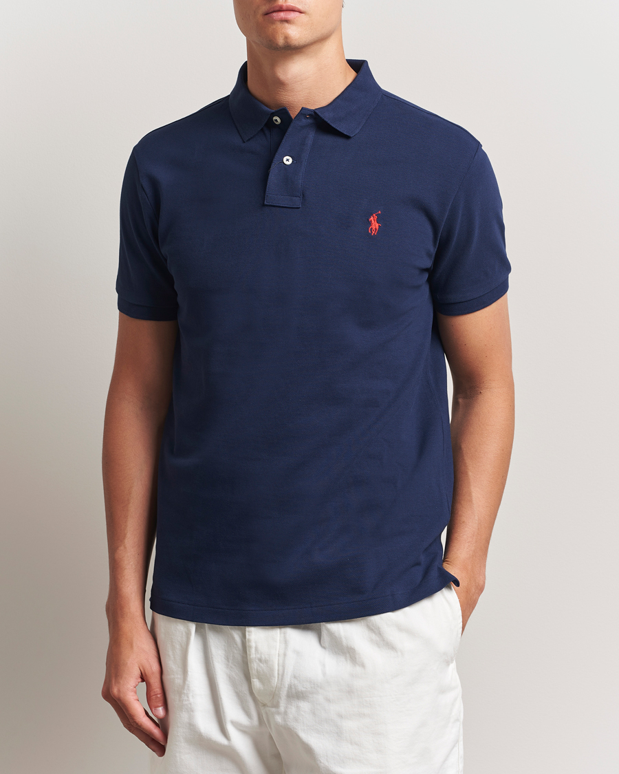 Heren | Polo's | Polo Ralph Lauren | Slim Fit Polo Newport Navy
