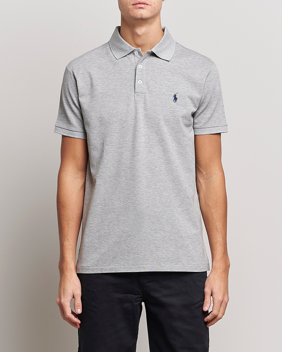 Heren |  | Polo Ralph Lauren | Slim Fit Stretch Polo Andover Heather