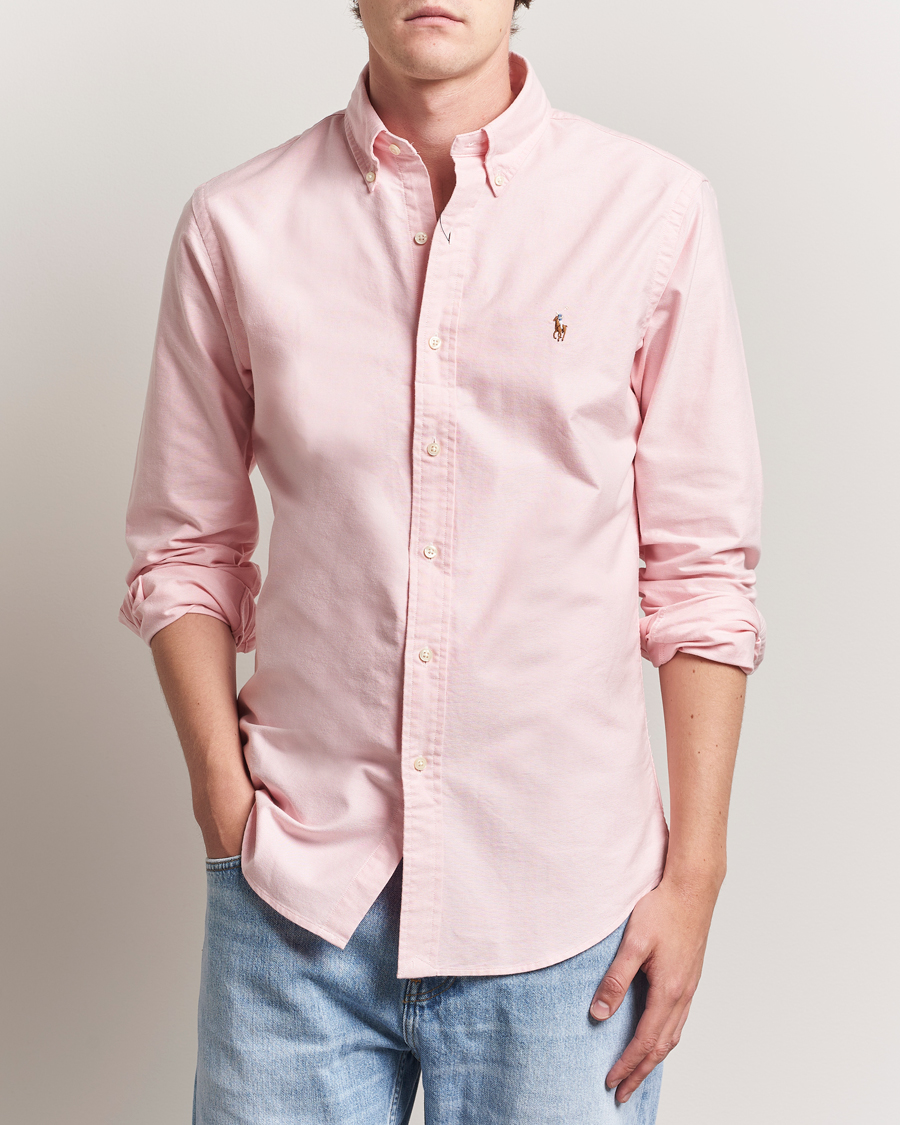 Heren | Overhemden | Polo Ralph Lauren | Custom Fit Oxford Shirt Pink