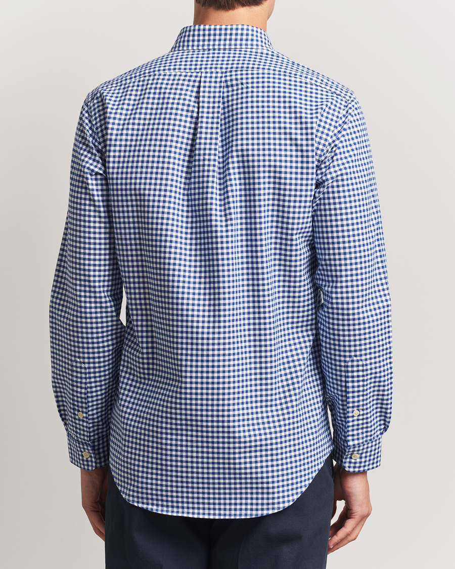 Heren | Overhemden | Polo Ralph Lauren | Custom Fit Oxford Gingham Shirt Blue/White