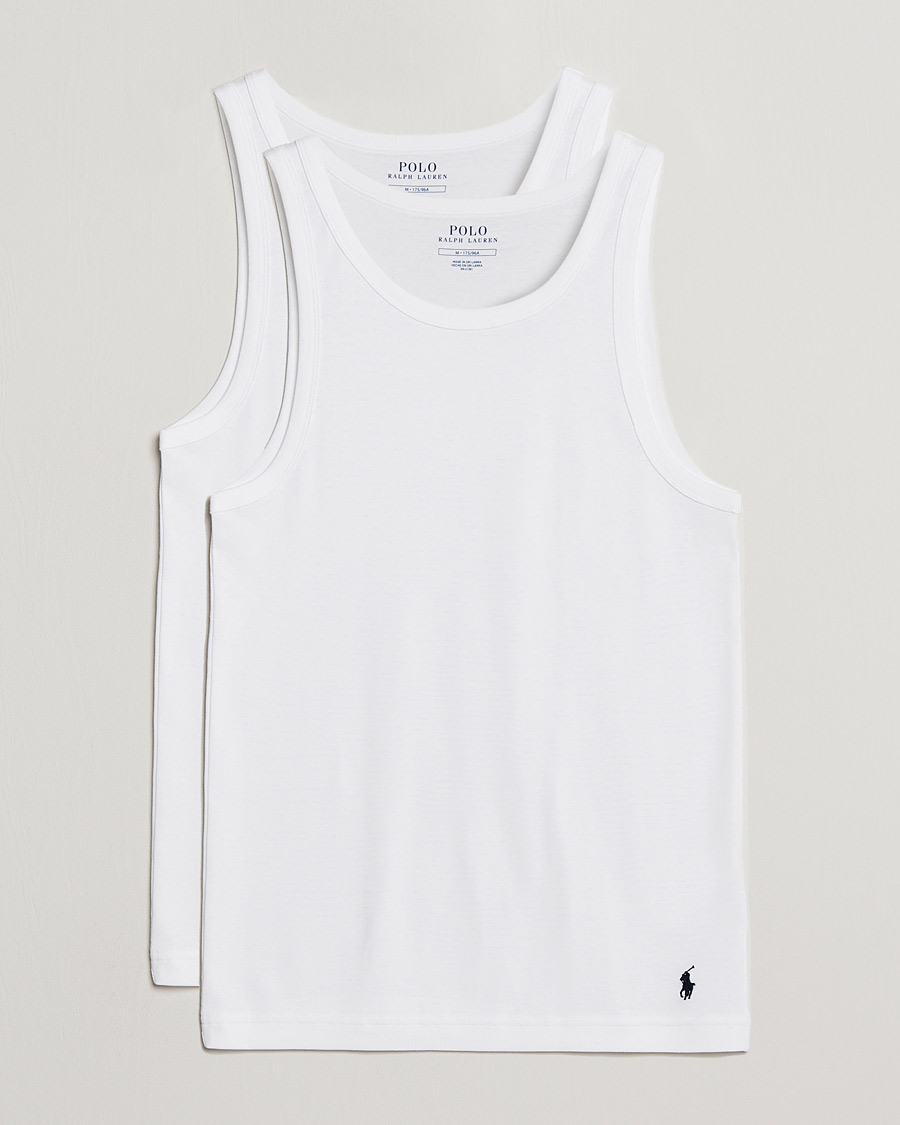 Heren | T-shirts | Polo Ralph Lauren | 2-Pack Classic Tank White