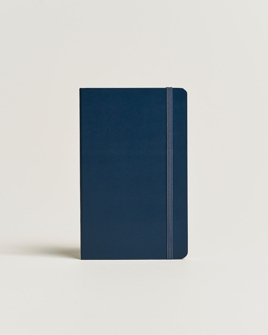 Heren | Notitieboekjes | Moleskine | Ruled Hard Notebook Large Sapphire Blue