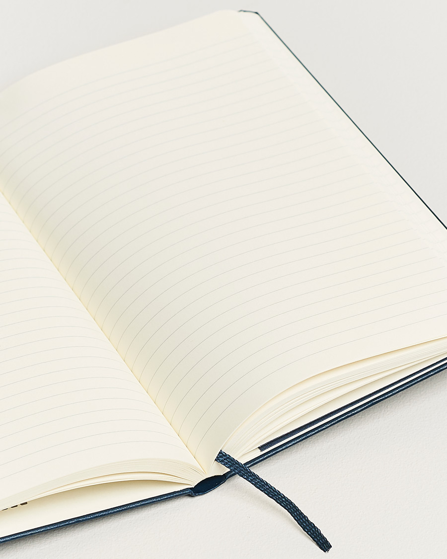 Heren | Moleskine Ruled Hard Notebook Large Sapphire Blue | Moleskine | Ruled Hard Notebook Large Sapphire Blue