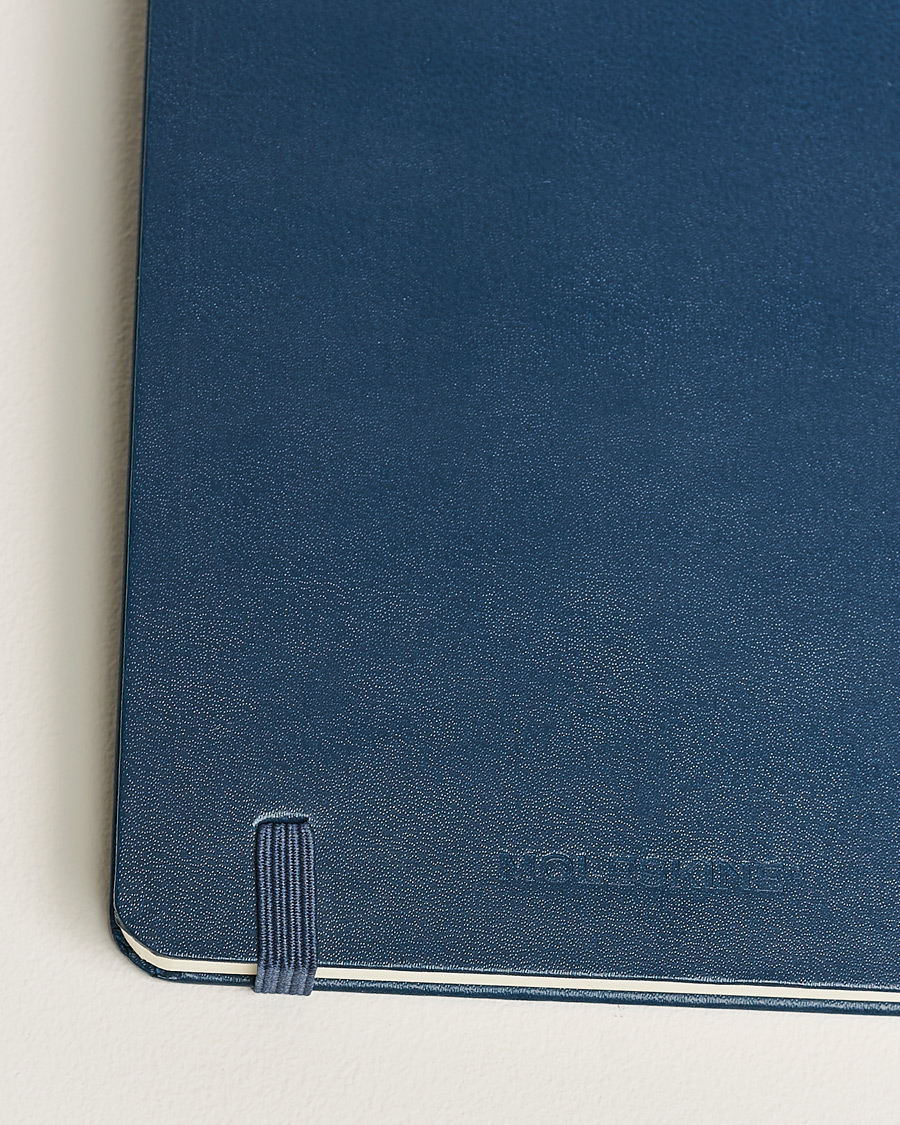 Heren | Moleskine Ruled Hard Notebook Large Sapphire Blue | Moleskine | Ruled Hard Notebook Large Sapphire Blue