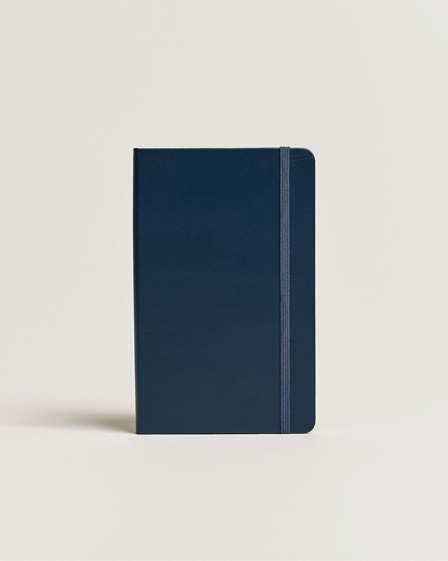 Heren | Moleskine Plain Hard Notebook Large Sapphire Blue | Moleskine | Plain Hard Notebook Large Sapphire Blue