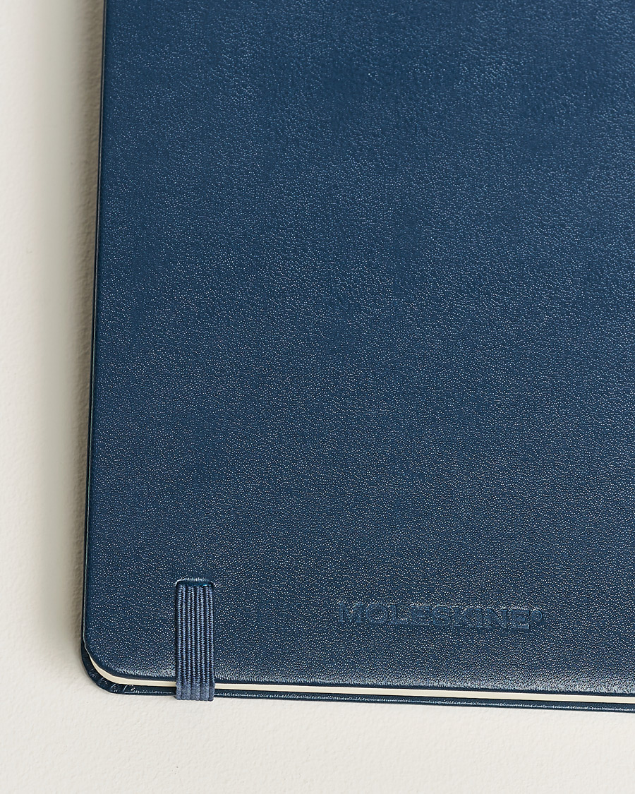 Heren | Moleskine Plain Hard Notebook Large Sapphire Blue | Moleskine | Plain Hard Notebook Large Sapphire Blue
