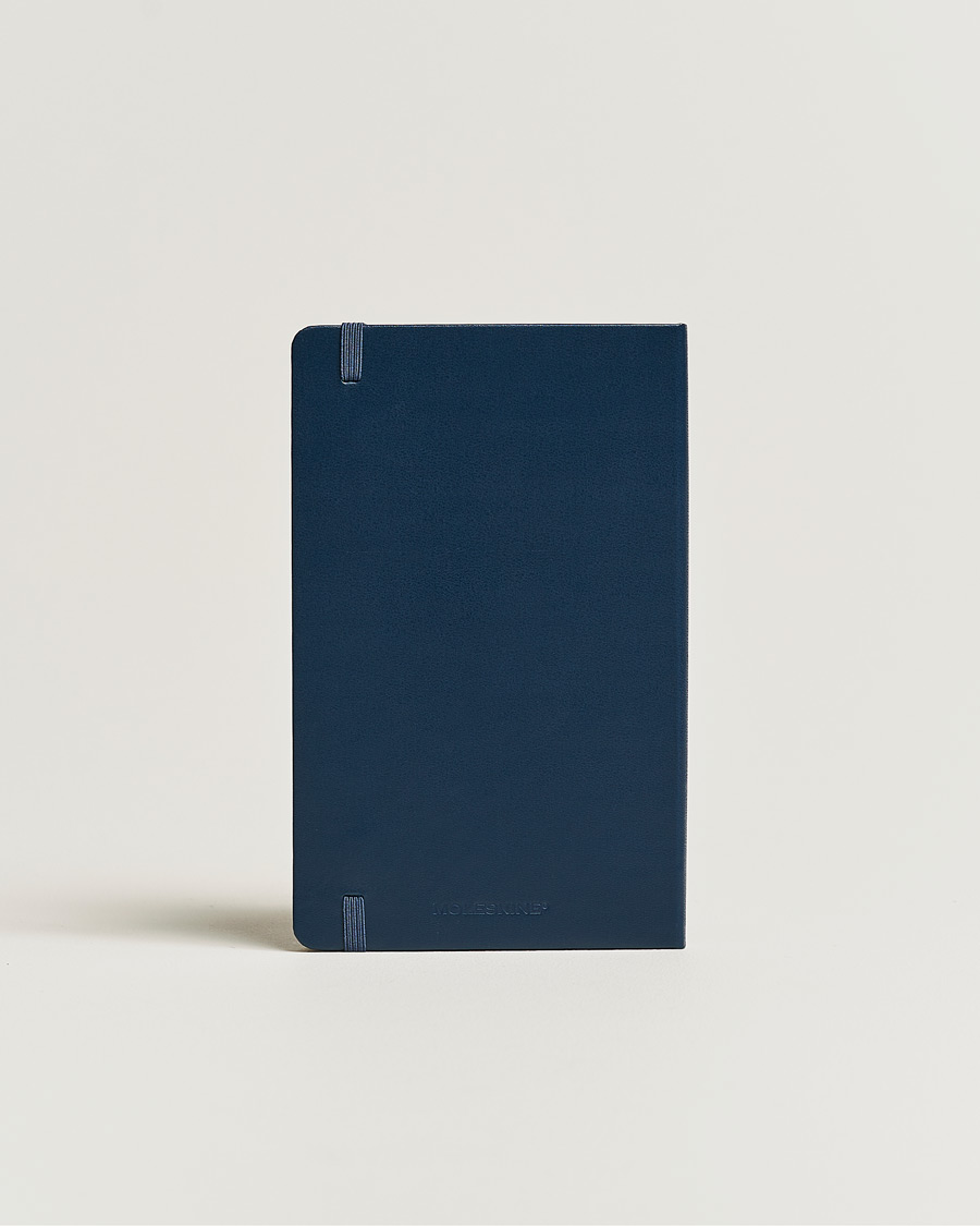 Heren | Moleskine Plain Hard Notebook Large Sapphire Blue | Moleskine | Plain Hard Notebook Large Sapphire Blue
