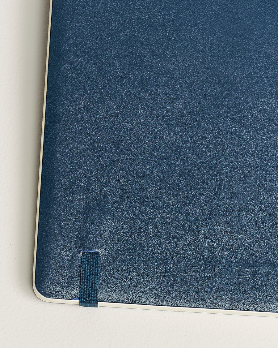 Heren | Moleskine Ruled Soft Notebook Large Sapphire Blue | Moleskine | Ruled Soft Notebook Large Sapphire Blue