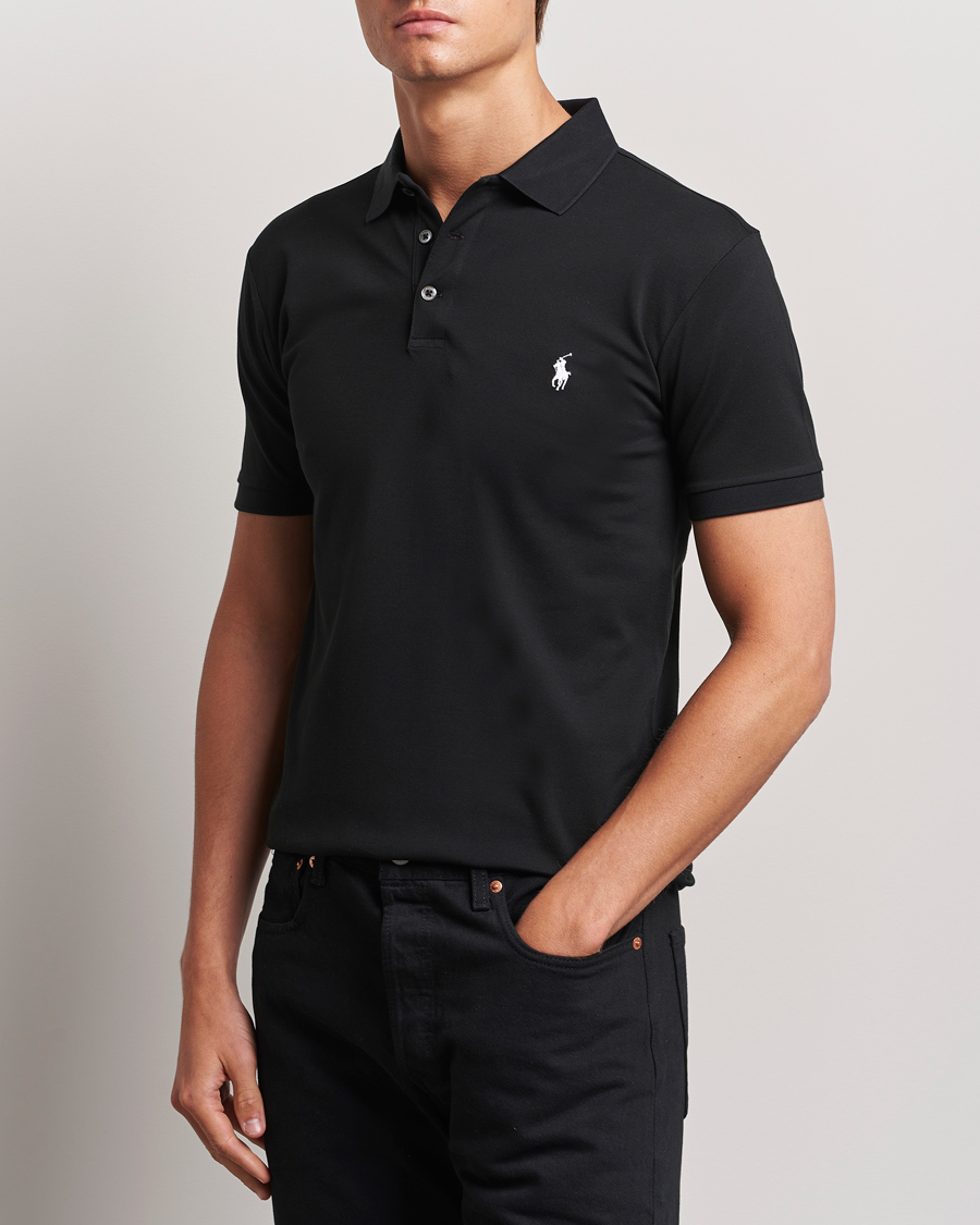 Heren |  | Polo Ralph Lauren | Slim Fit Stretch Polo Black