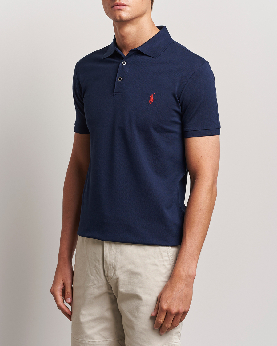 Men |  | Polo Ralph Lauren | Slim Fit Stretch Polo Refined Navy