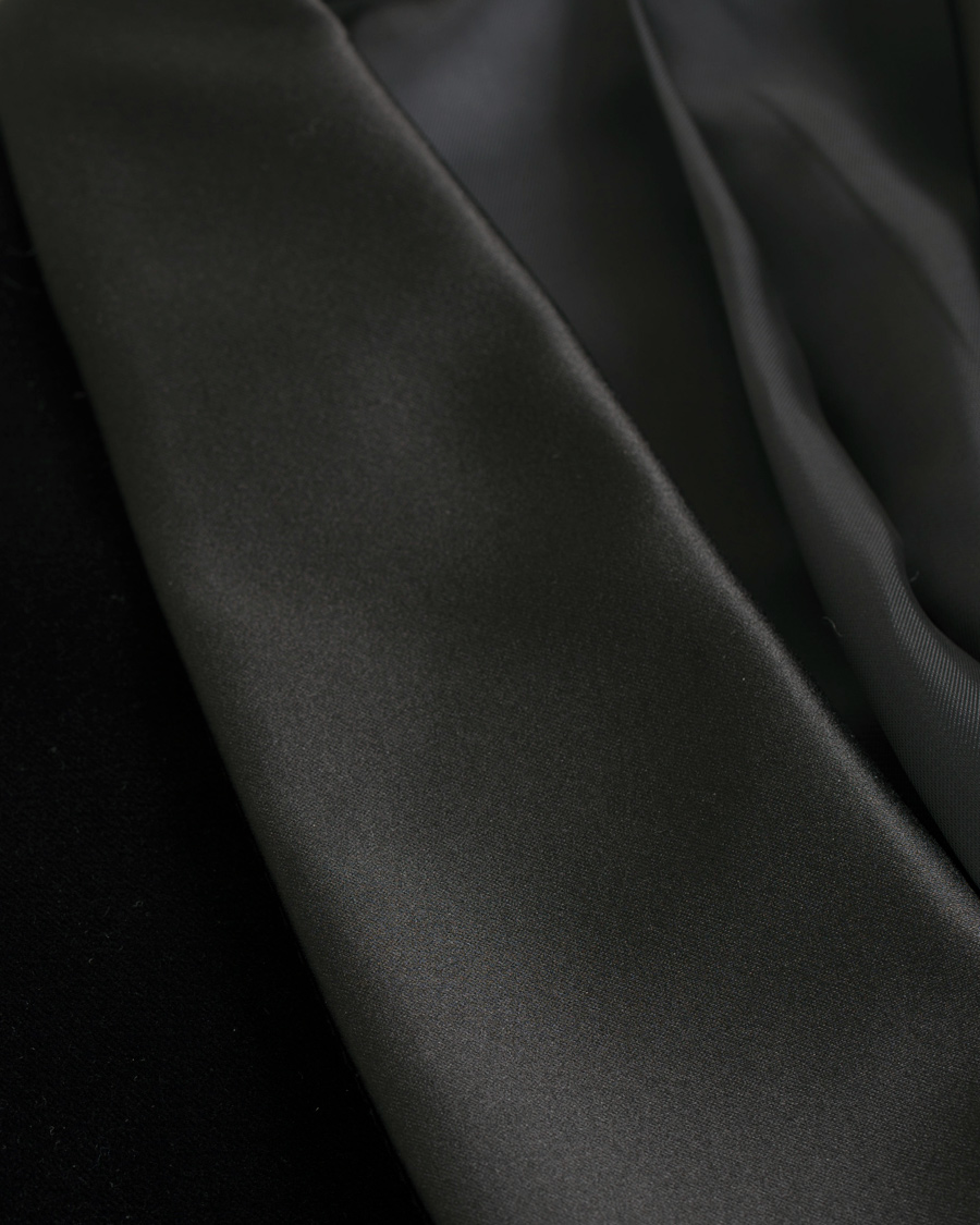 Heren | Blazers | Morris Heritage | Tuxedo Velvet Shawl Collar Double Breasted Blazer Black