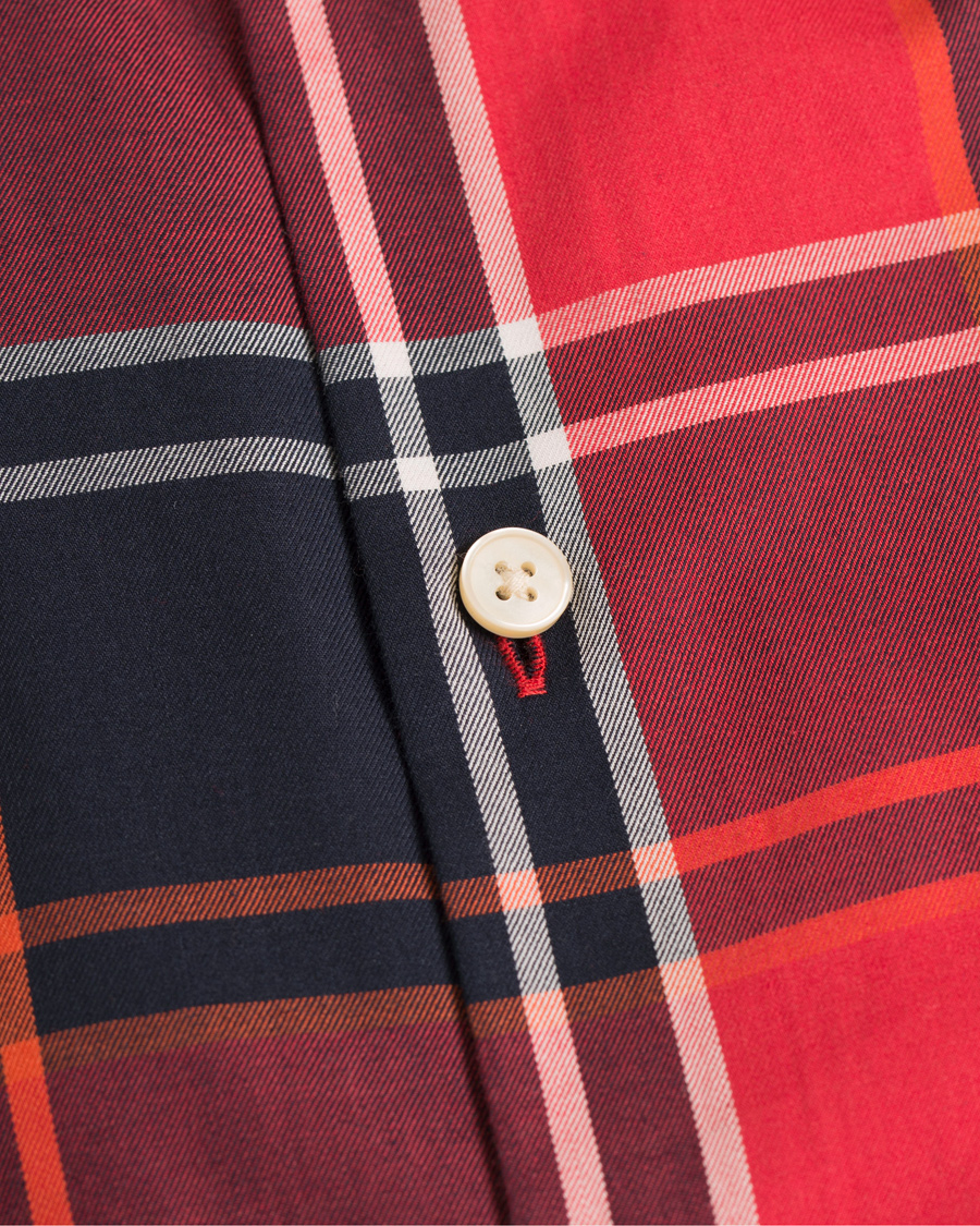 Heren | Overhemden | GANT | Regular Fit Tech Prep Twill Big Check Shirt Red