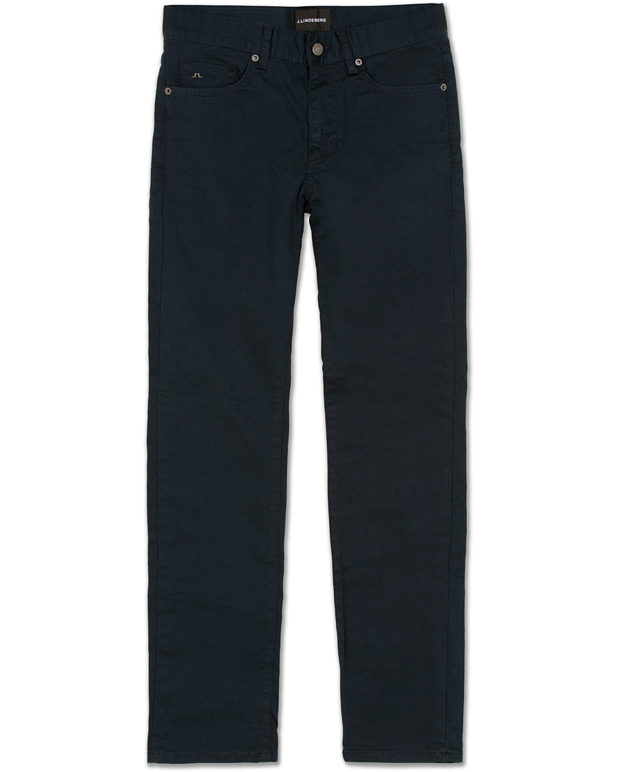 Heren | Jeans | J.Lindeberg | Jay Satin Stretch Jeans Navy