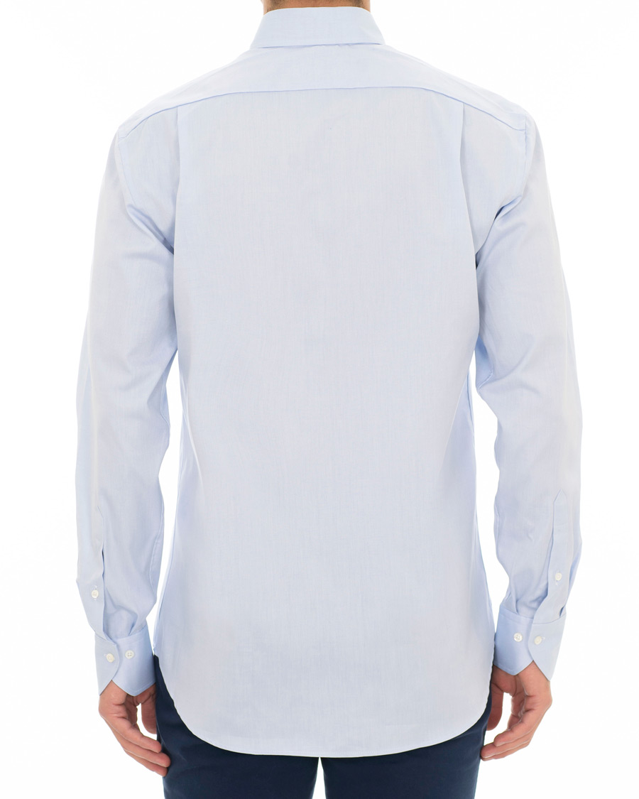 Heren | Overhemden | Stenströms | Fitted Body Button Down Shirt Light Blue