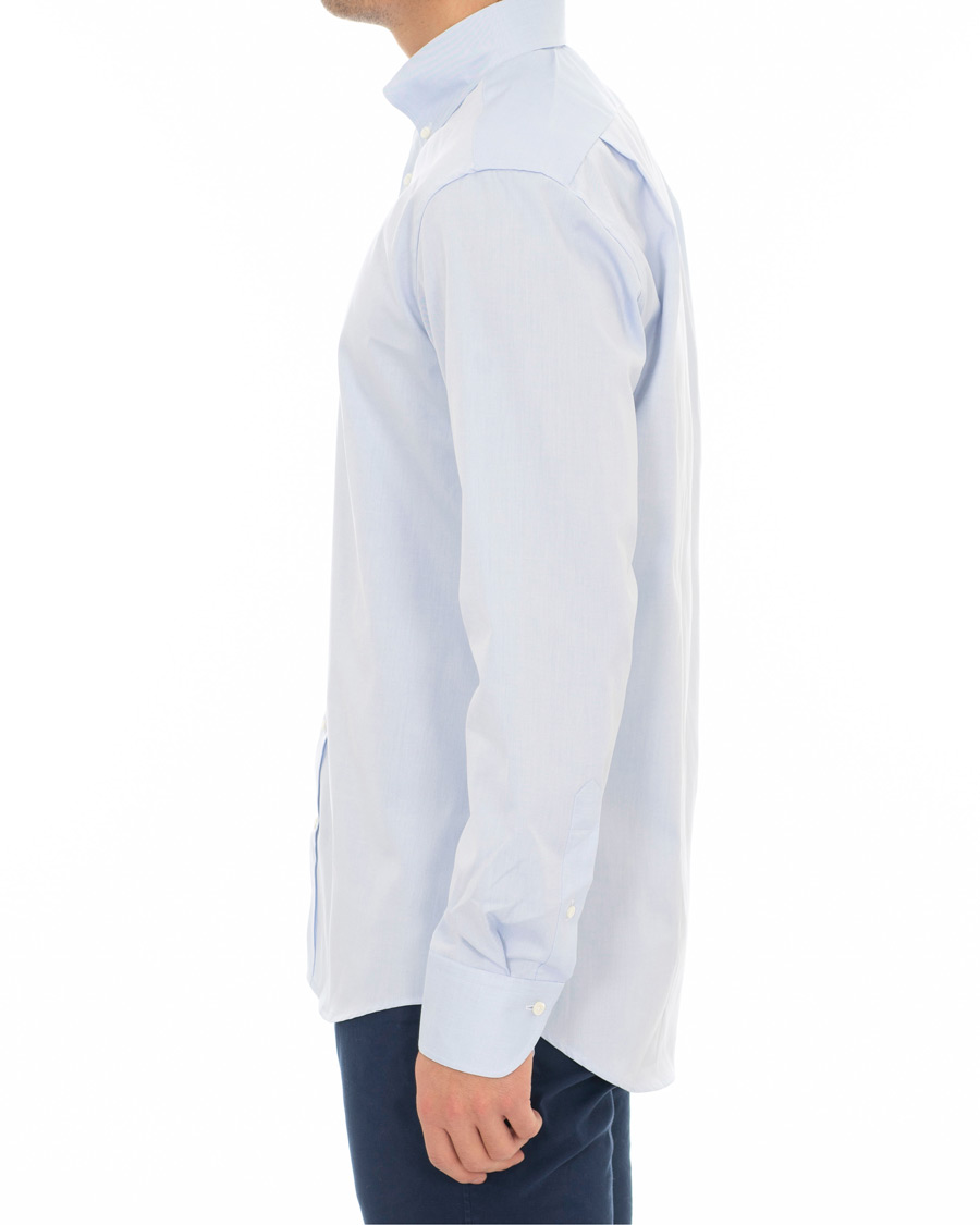 Heren | Overhemden | Stenströms | Fitted Body Button Down Shirt Light Blue