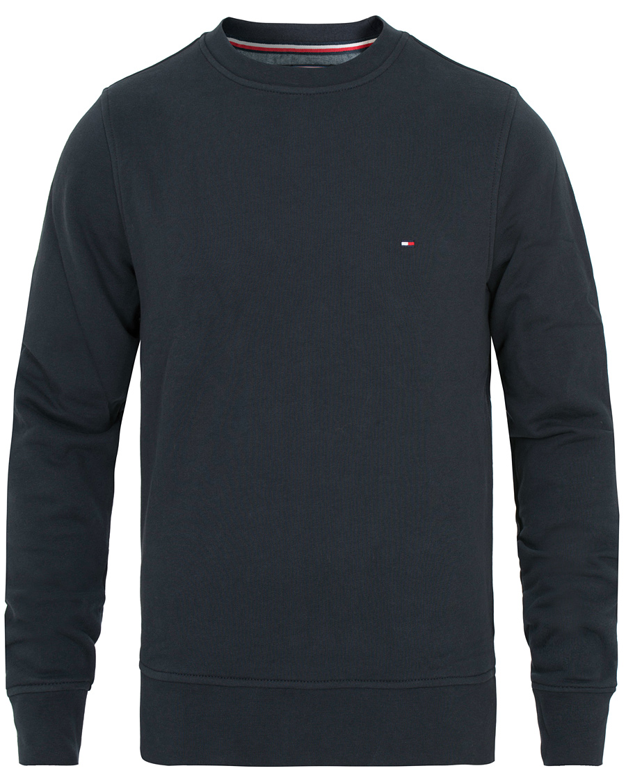 Heren | Truien | Tommy Hilfiger | Cotton Crew Neck Sweatshirt Sky Captain
