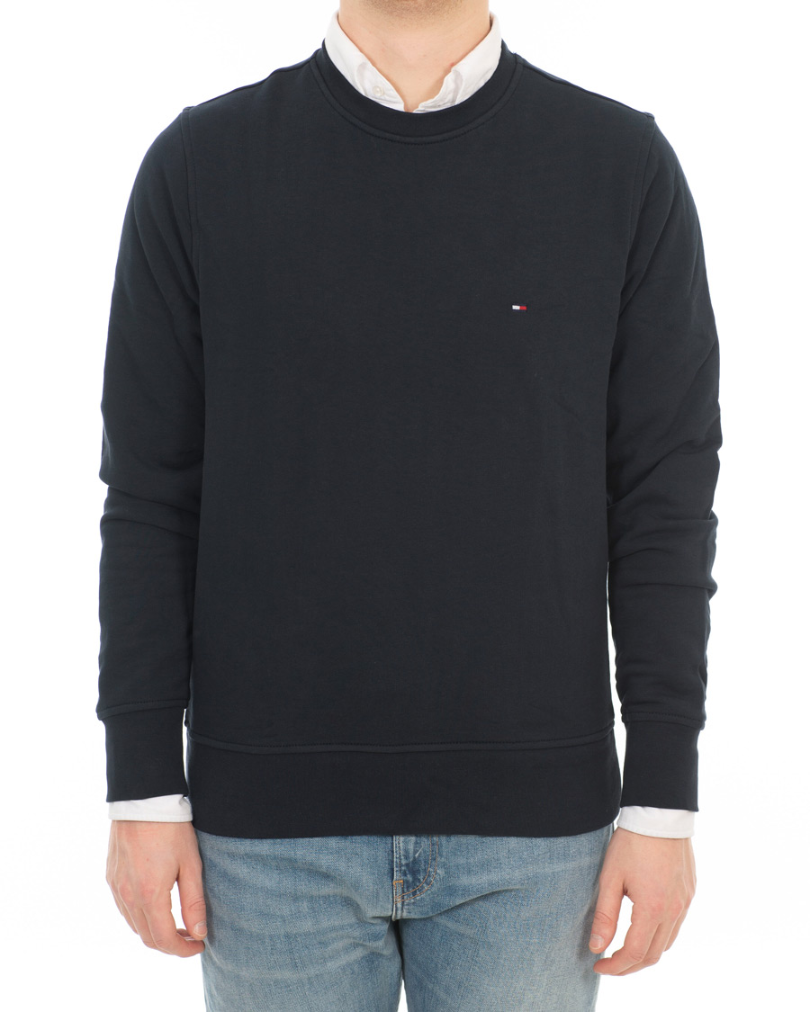 Heren | Truien | Tommy Hilfiger | Cotton Crew Neck Sweatshirt Sky Captain