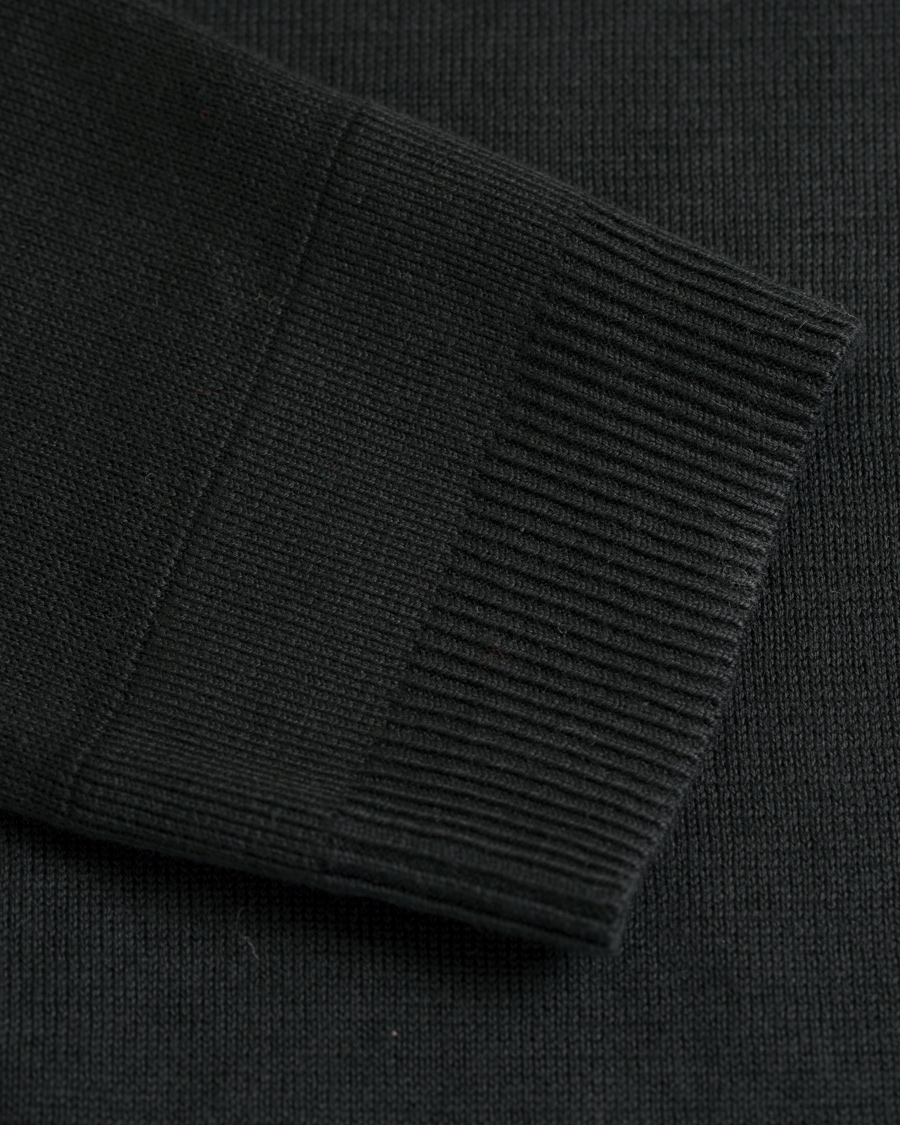 Heren | Truien | Tommy Hilfiger | Cotton/Silk V-Neck Pullover Flag Black