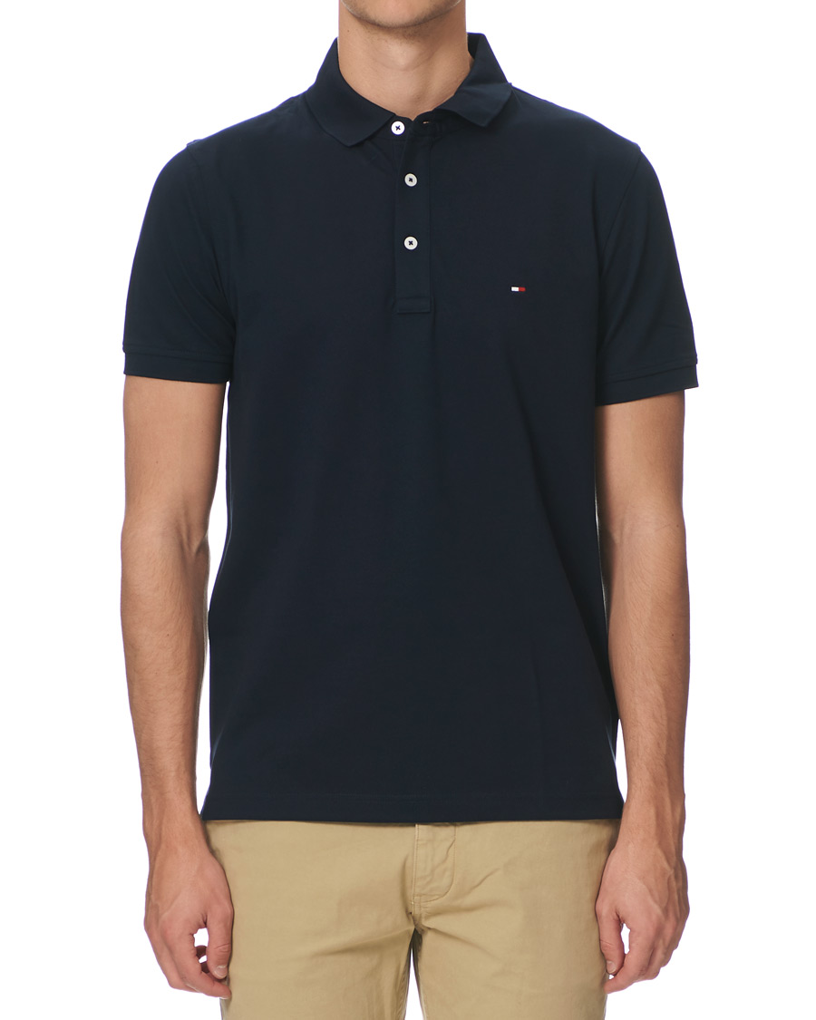 Heren | Polo's | Tommy Hilfiger | Slim Fit Polo Sky Captain
