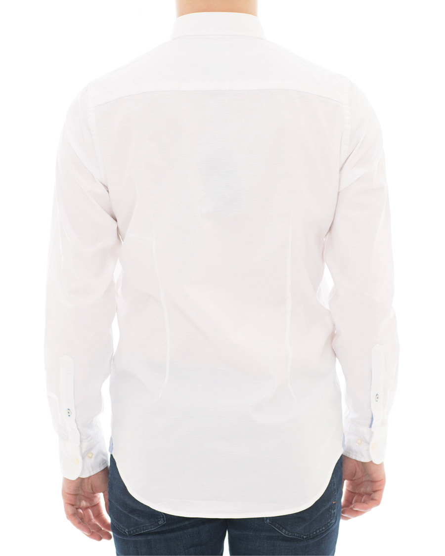 Heren | Overhemden | Tommy Hilfiger | Slim Fit Stretch Oxford Shirt Bright White