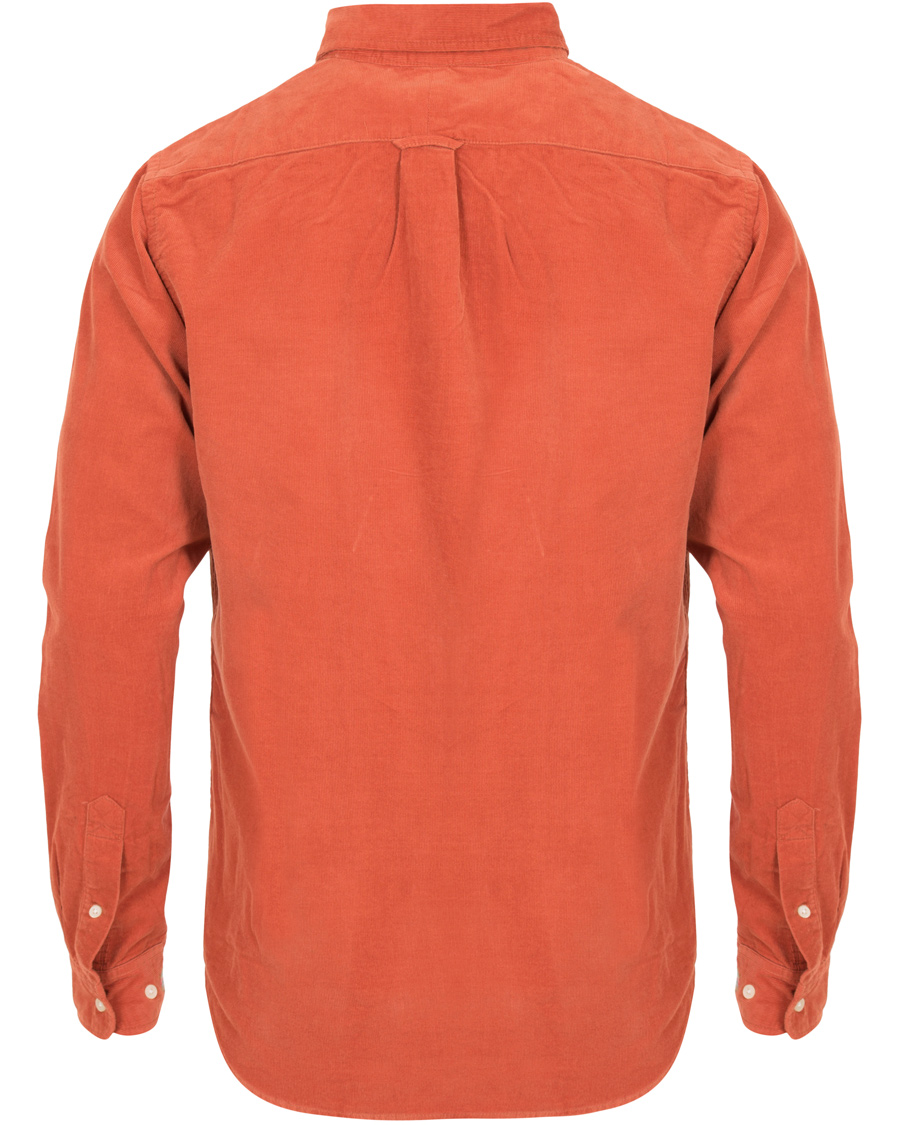 Heren | Overhemden | WACAY | Gusto Baby Cord Shirt Coral