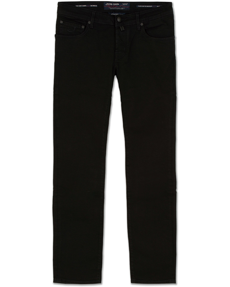 Heren | Jeans | Jacob Cohën | 622 Slim Jeans Black