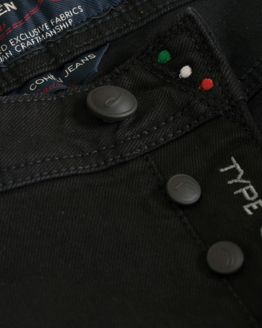 Heren | Jeans | Jacob Cohën | 622 Slim Jeans Black