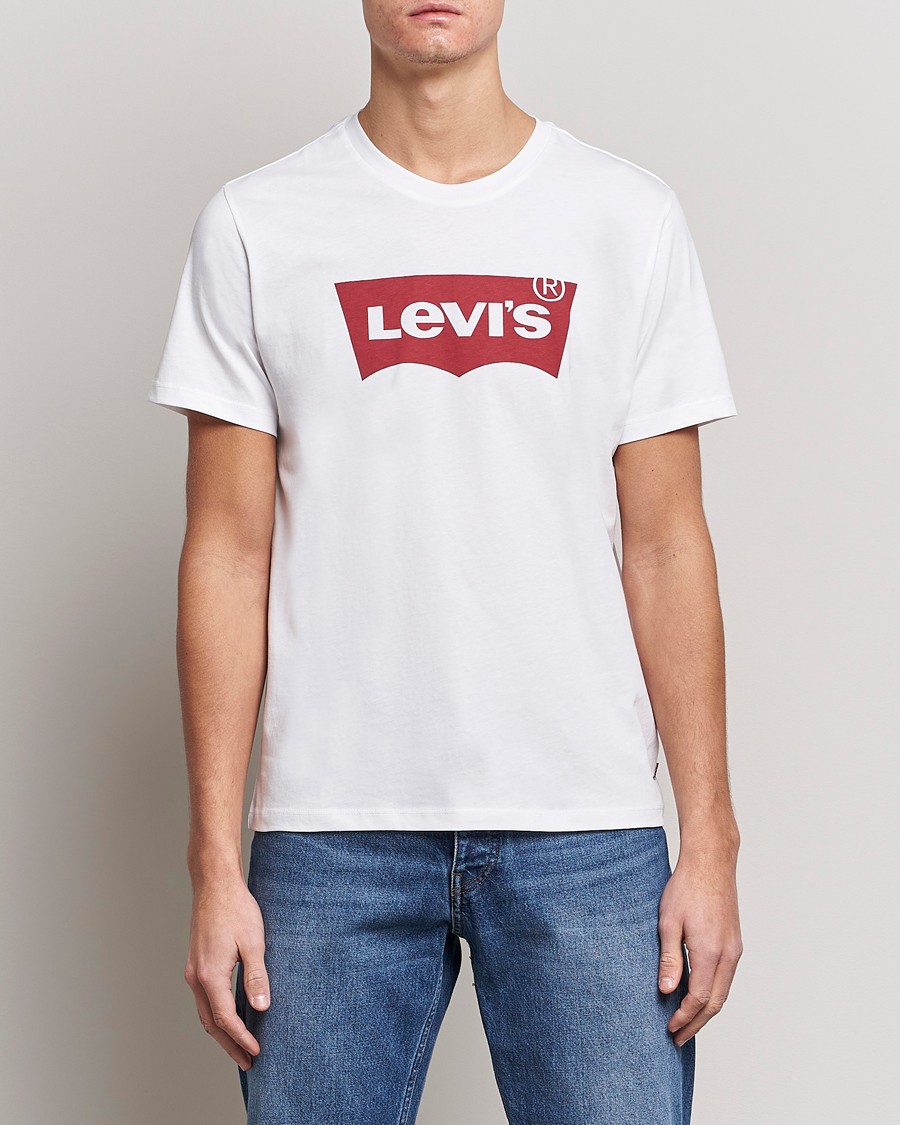 Heren | T-shirts met korte mouwen | Levi's | Logo Tee White