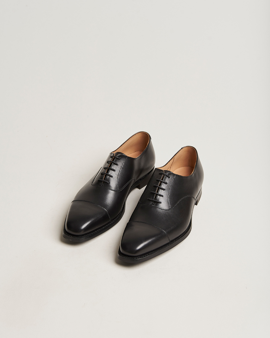 Heren | Handgemaakte schoenen | Crockett & Jones | Hallam Oxford City Sole E Black Calf