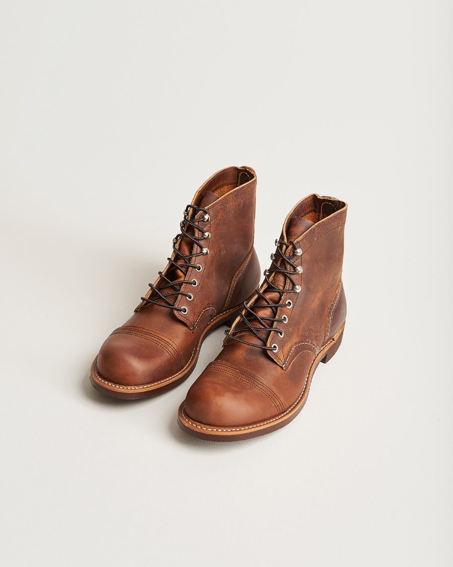 Heren | Handgemaakte schoenen | Red Wing Shoes | Iron Ranger Boot Copper Rough/Tough Leather