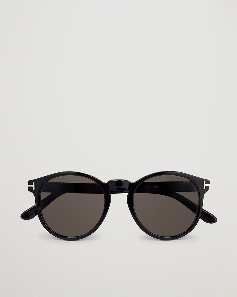 Heren | Zonnebrillen | Tom Ford | Ian FT0591 Sunglasses Shiny Black