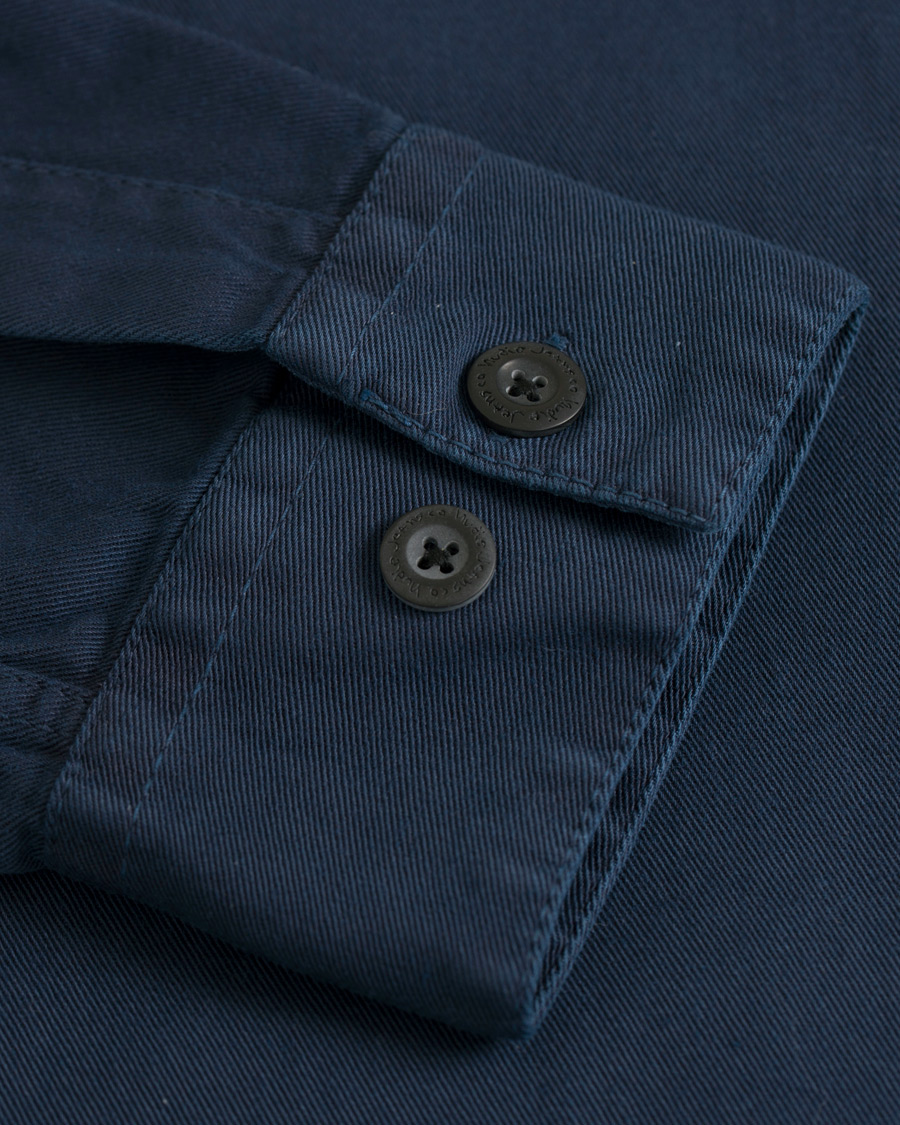 Heren | Overhemden | Nudie Jeans | Henry Pigment Dyed Shirt Midnight