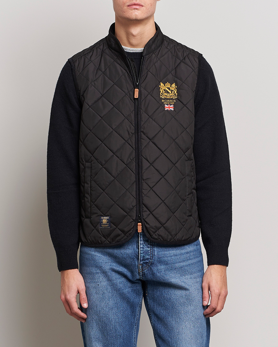 Men |  | Morris | Trenton Quilted Vest Black