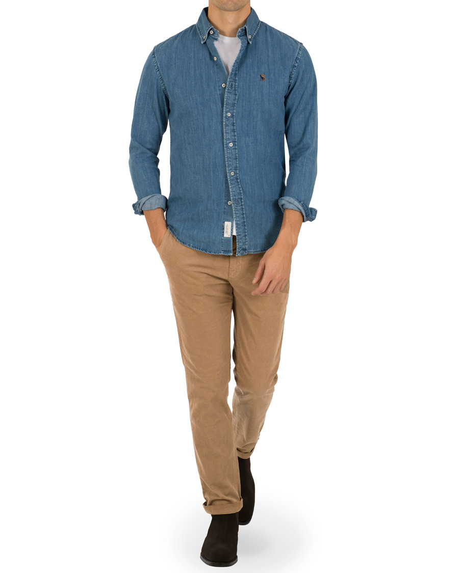 Heren | Broeken | NN07 | Karl Slim Fit Corduroy Pant Sand