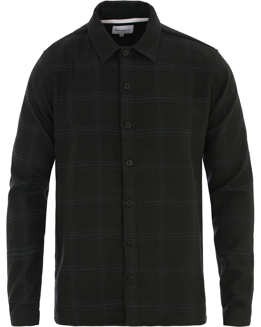 Heren | Jassen | Norse Projects | Jens Wool Overshirt Black