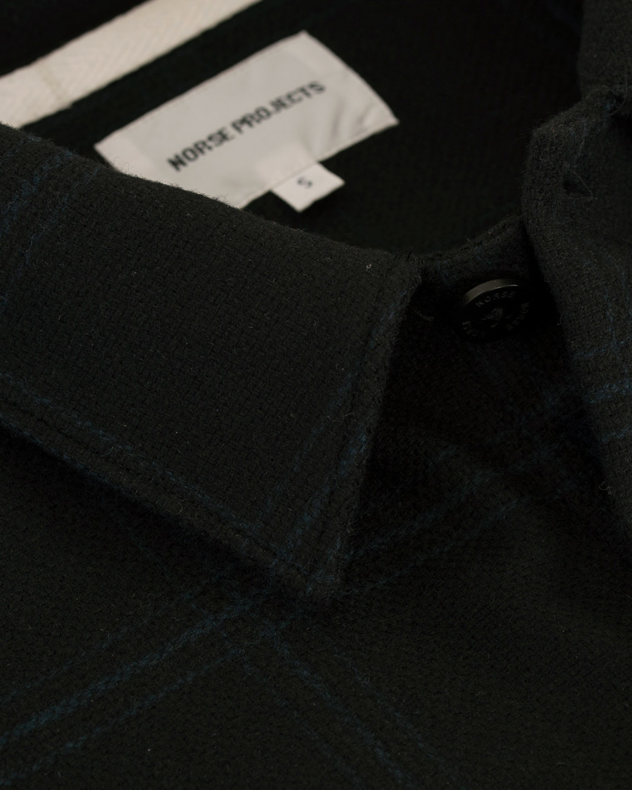 Heren | Jassen | Norse Projects | Jens Wool Overshirt Black