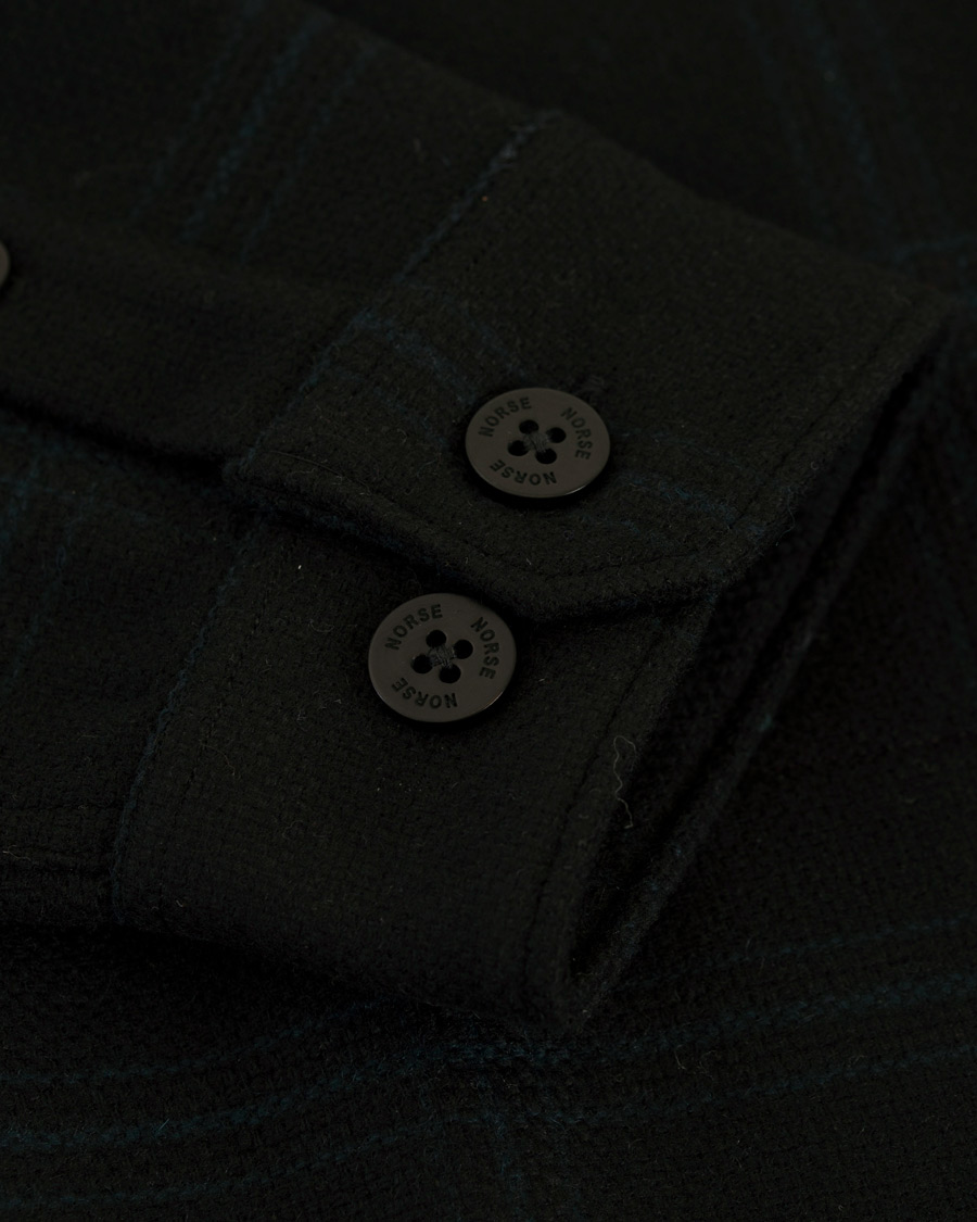 Heren | Jassen | Norse Projects | Jens Wool Overshirt Black