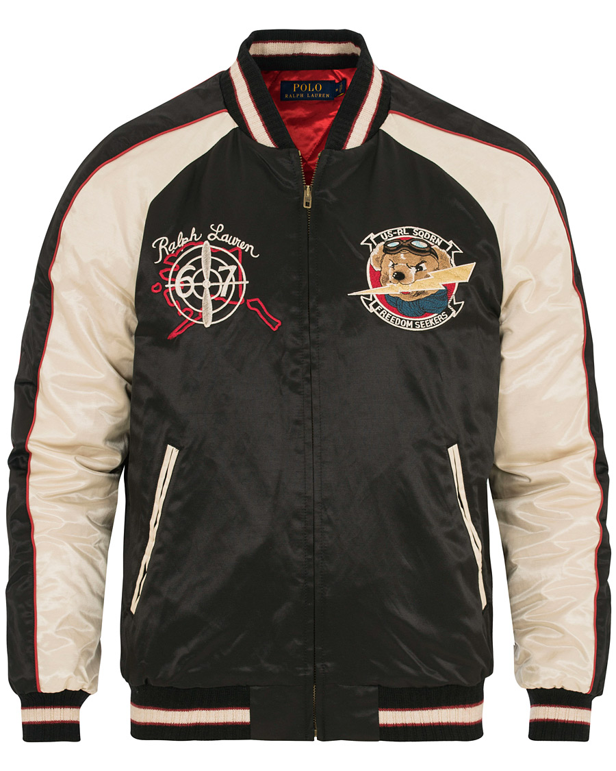 Heren | Jassen | Polo Ralph Lauren | Baseball Bear Jacket Black/White