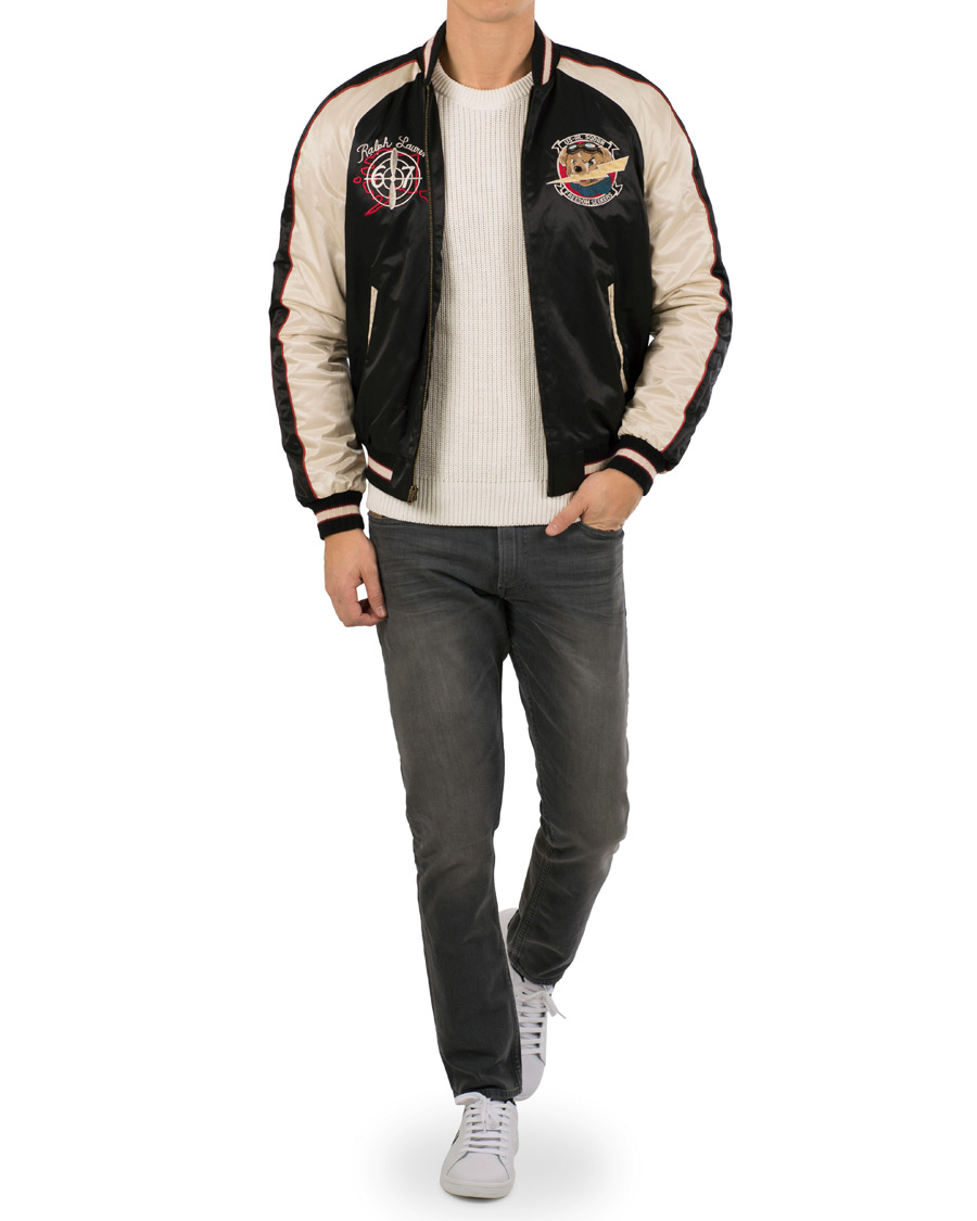 Heren | Jassen | Polo Ralph Lauren | Baseball Bear Jacket Black/White