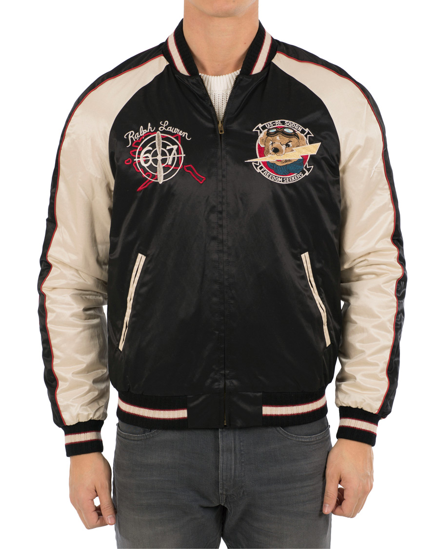 Heren | Jassen | Polo Ralph Lauren | Baseball Bear Jacket Black/White