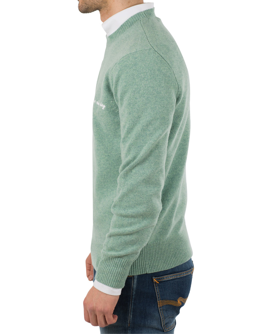 Heren | Truien | rag & bone | Victor Lambswool Crew Sea Foam Green