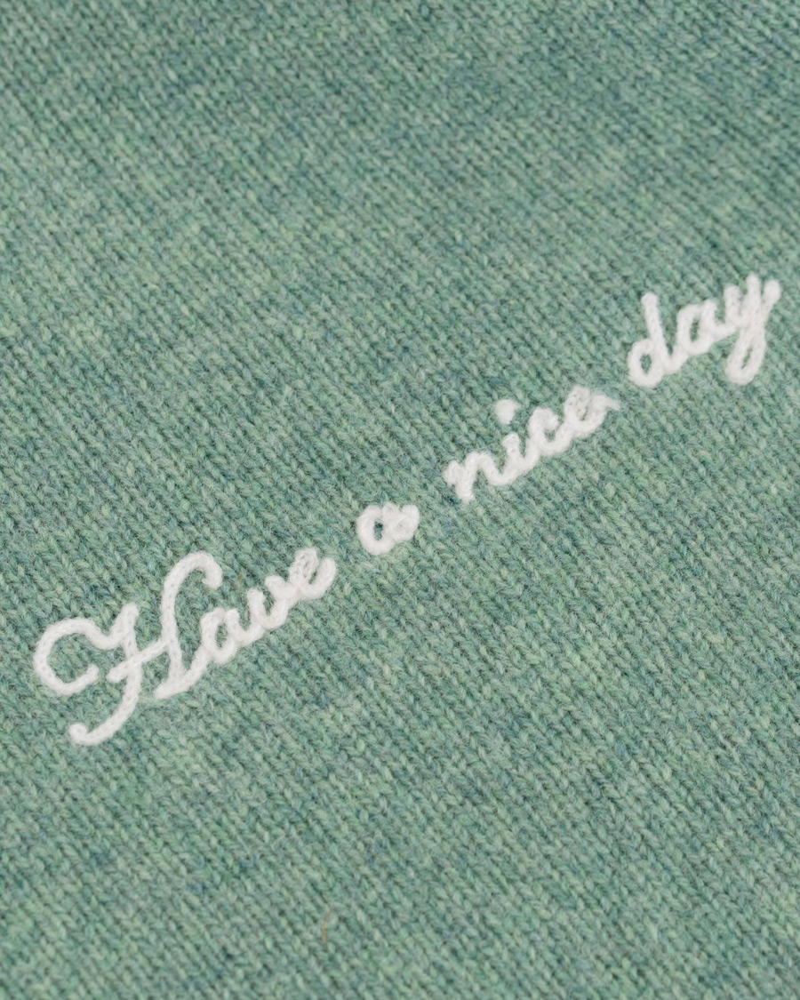 Heren | Truien | rag & bone | Victor Lambswool Crew Sea Foam Green