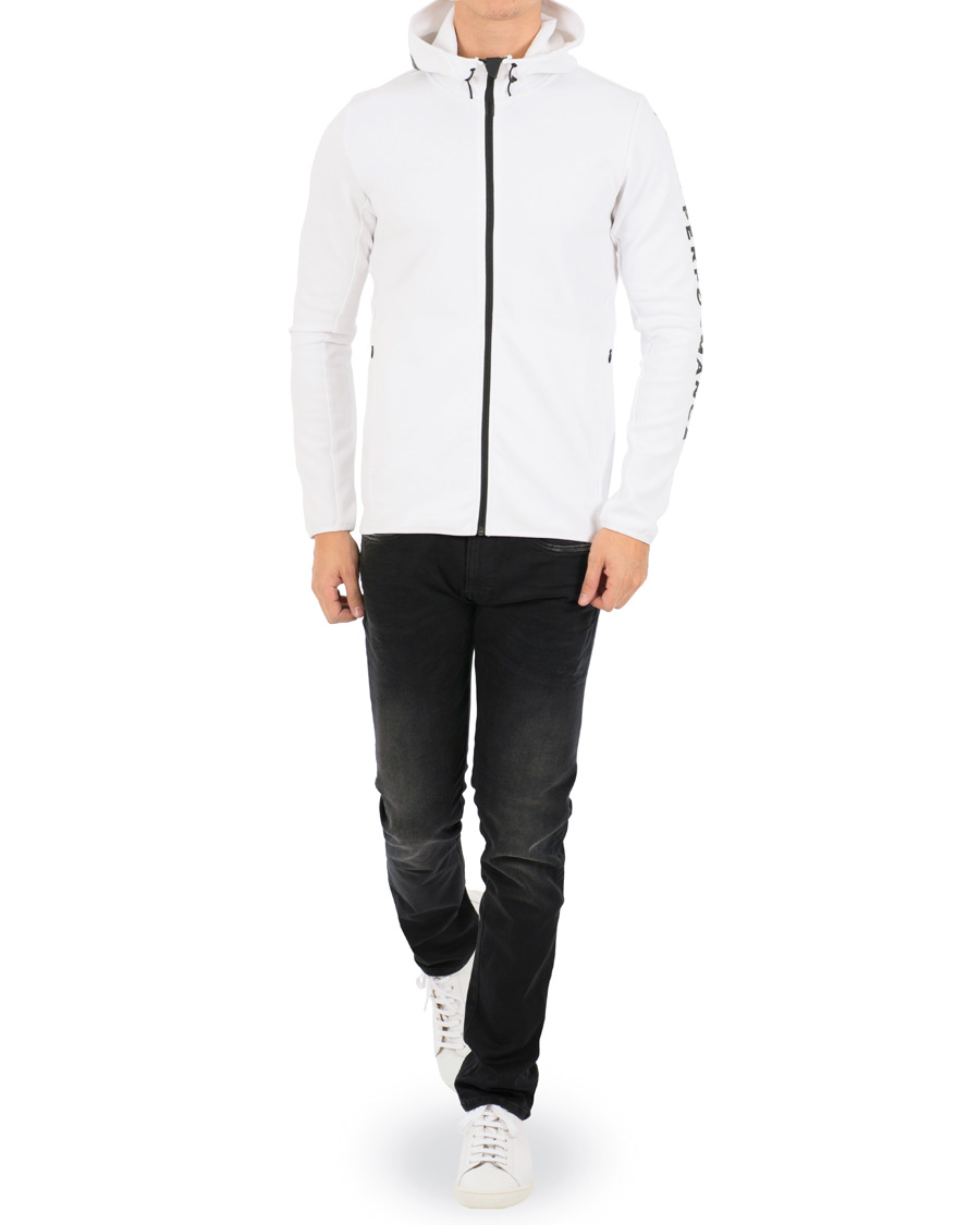 Heren | Truien | Peak Performance | Tech Full Zip Hoodie White