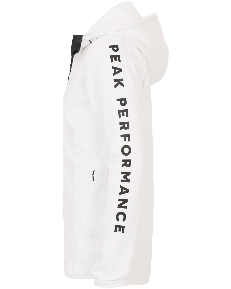 Heren | Truien | Peak Performance | Tech Full Zip Hoodie White