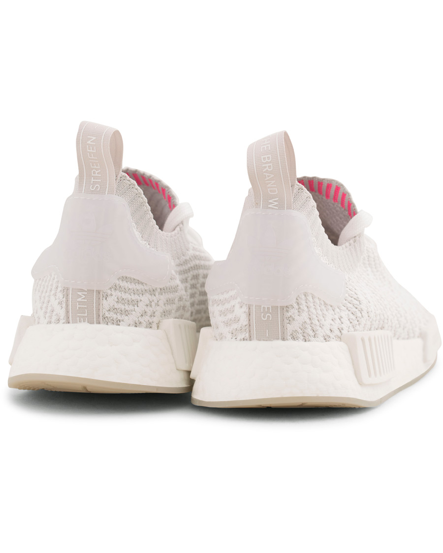 Heren | adidas Originals NMD_R1 Primeknit Running Sneaker White | adidas Originals | NMD_R1 Primeknit Running Sneaker White