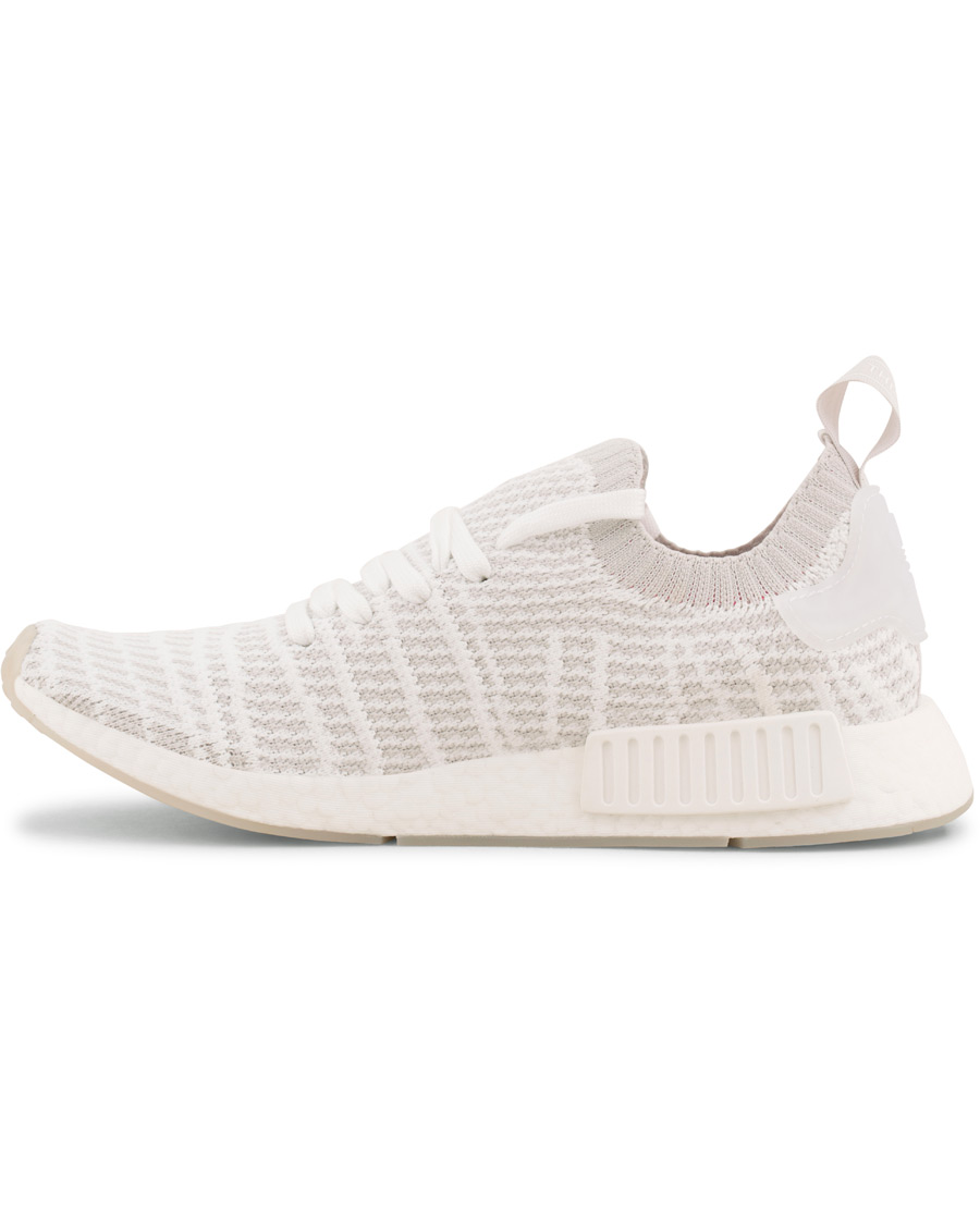 Heren | adidas Originals NMD_R1 Primeknit Running Sneaker White | adidas Originals | NMD_R1 Primeknit Running Sneaker White