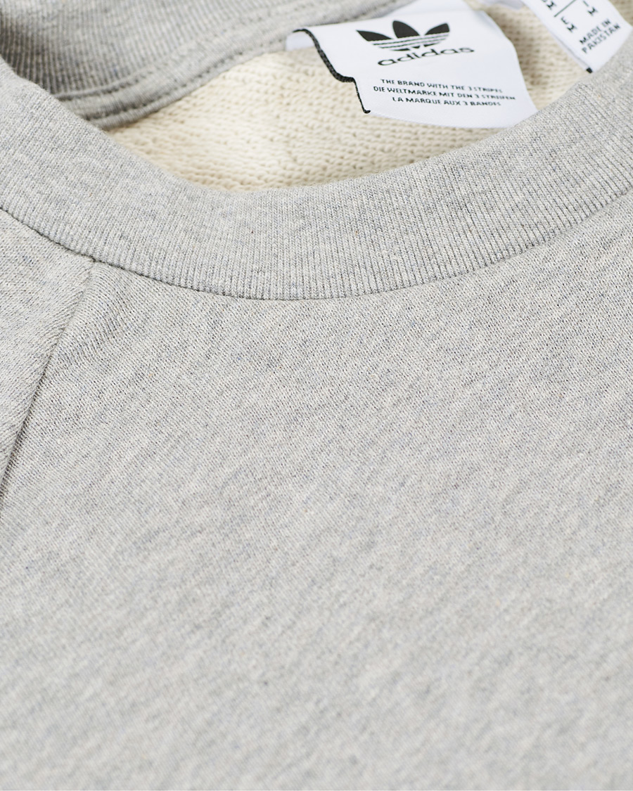 Heren | Truien | adidas Originals | Trefoil Crew Neck Sweatshirt Grey Melange